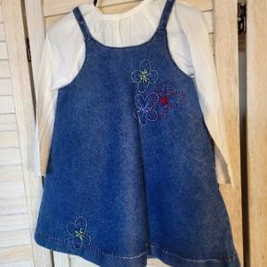 Girls Baby Gap Denim Jumper